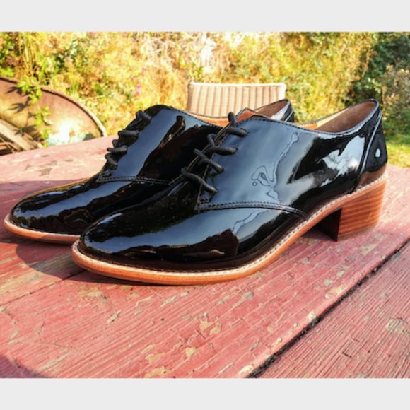 louise et cie patent oxfords